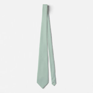 Cravate simple minimaliste couleur unie personnalisé vert