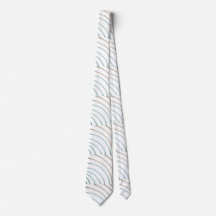CRAVATE SIMPLE MODERNE MODERNE MONOGRAM STYLE ÉLÉGANT FOUR
