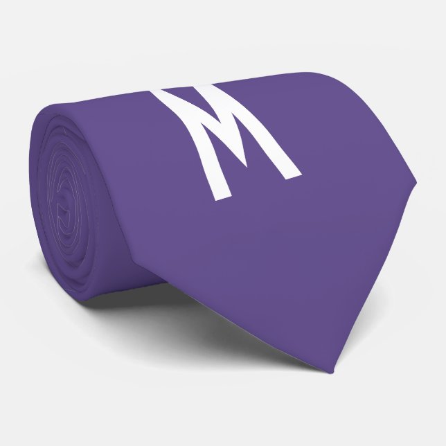 Cravate Simple moderne Ultra Violet (Roulé)