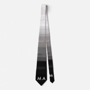 Cravate Simple monogramme ajouter votre nom lettre man min