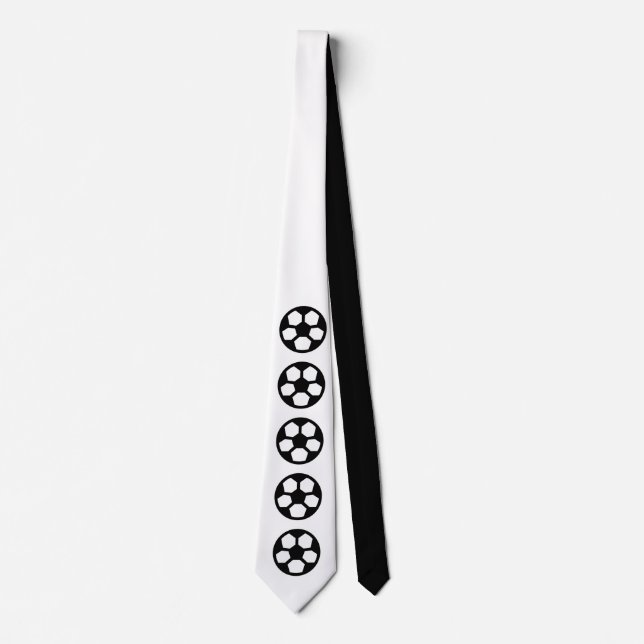 Cravate Simply Symbols - soccer ball + your ideas (Devant)