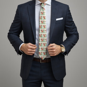 Cravate Six Seven 67 Chapeau de Père Noël Drôle de Noël Xm