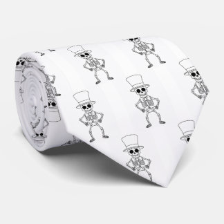Cravate Skeleton necktie