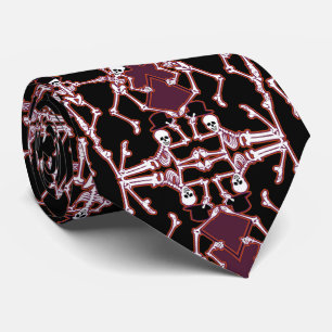 Cravate Skeletons de danse Necktie