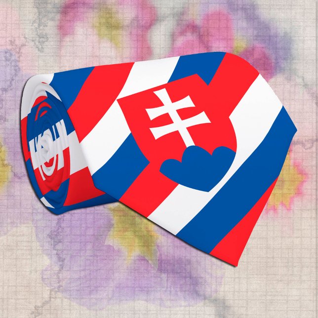 Cravate Slovaquie Cravates, mode Slovaquie Drapeau (Créateur téléchargé)