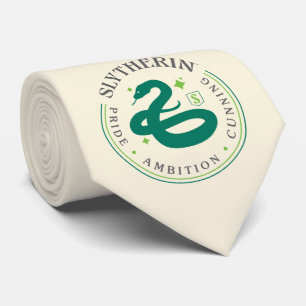 Cravate SLYTHERIN™ Insigne de fierté de la Maison du serpe