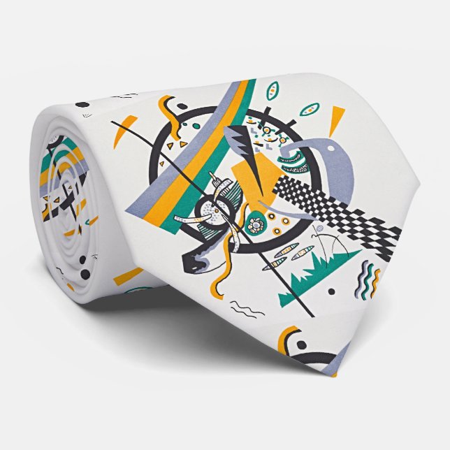 Cravate Small Worlds IV par Wassily Kandinsky (Roulé)