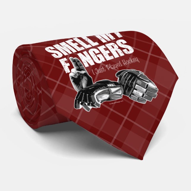 Cravate Smell My Fingers (hockey) (Roulé)