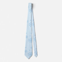 Snowflakes Motif bleu clair sans voile