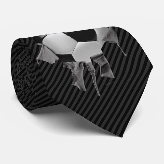Cravate Soccer déchiré (Roulé)