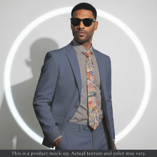 Cravate Soft Impressionist Floral Necktie