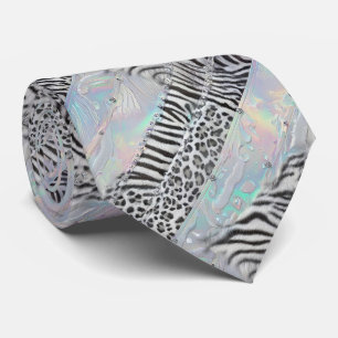 Cravate Soie fausse exotique Luxe Gentleman Animalier