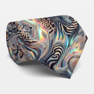 Cravate Soie fausse exotique Luxe Gentleman Animalier