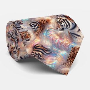 Cravate Soie fausse exotique Luxe Gentleman Animalier