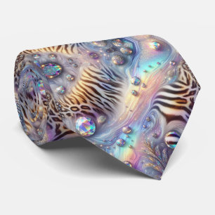 Cravate Soie fausse exotique Luxe Gentleman Animalier