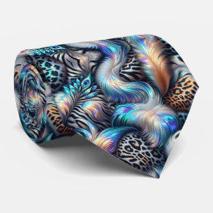 Cravate Soie fausse exotique Luxe Gentleman Animalier