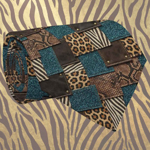 Cravate Soie fausse exotique Luxe Gentleman Animalier