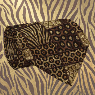Cravate Soie fausse exotique   Luxe Gentleman Animalier