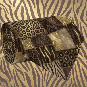 Cravate Soie fausse exotique Luxe Gentleman Animalier