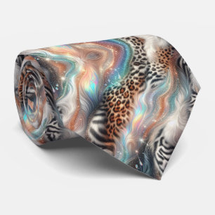 Cravate Soie fausse exotique Luxe Gentleman Animalier