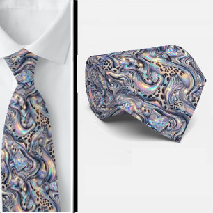 Cravate Soie fausse exotique Opale tendance de luxe Gent