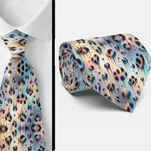 Cravate Soie fausse exotique Opale tendance de luxe Gent
