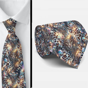 Cravate Soie fausse exotique Opale tendance luxueuse pou