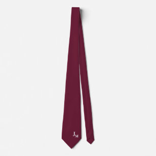 Cravate Soie fausse Monogram Uni couleur Gentleman's