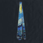 Cravate Soirée Van Gogh Starry. Impressionnisme art vintag<br><div class="desc">Van Gogh "La Nuit étoilée" cravate.</div>