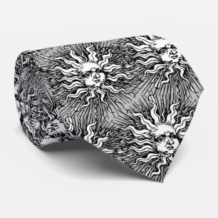 Cravate solaire ornée - Retro Celestial Luxe