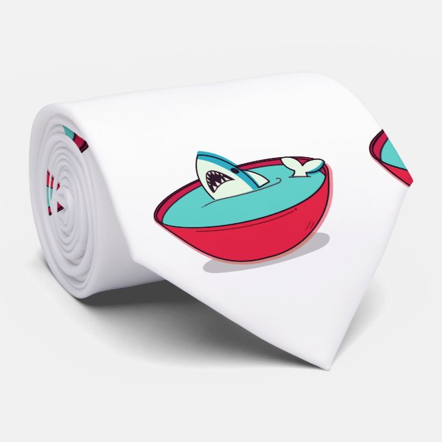 Cravate Soupe Fin Requin (Roulé)