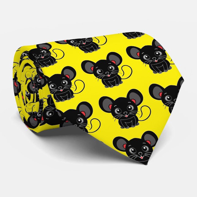 Cravate Souris mignonne (Roulé)