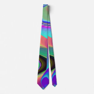 Cravate Spirit of Summer Breeze, Rainbowart Abstrait 3D