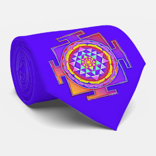 Cravate Sri Yantra - Conception du symbole de l'hindouisme