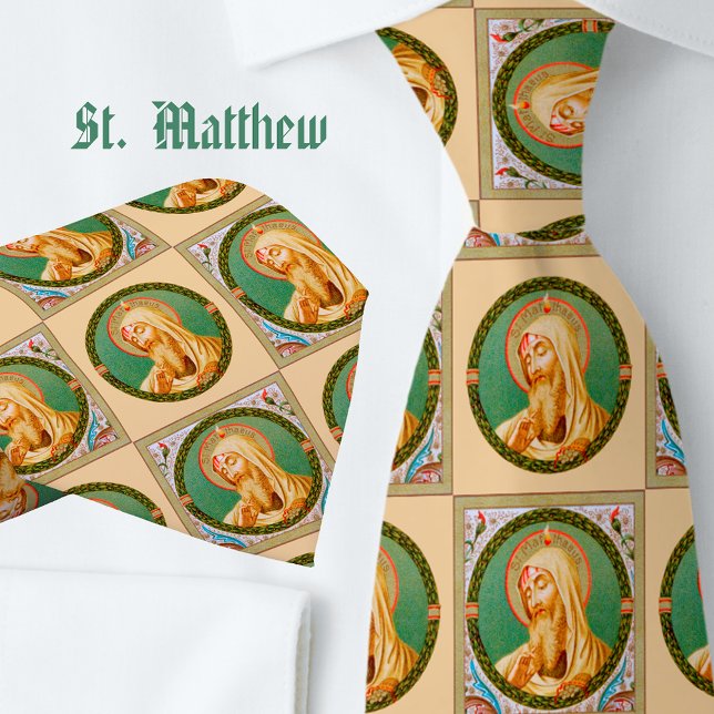 Cravate St. Matthieu l'apôtre (JMAS 08) (Créateur téléchargé)