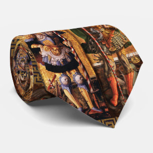 Cravate St Michael Archangel et Saint George avec Dragon