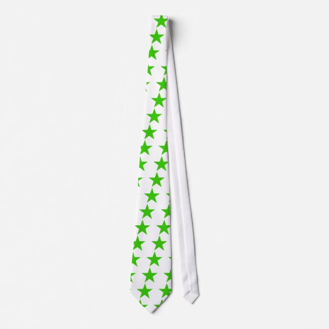 Cravate Star Green Le MUSÉE Zazzle Cadeaux (Devant)