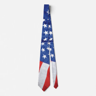 Cravate Station spatiale Drapeau américain Orbite terrestr