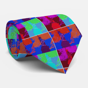 Cravate Statue de style pop art de la liberté