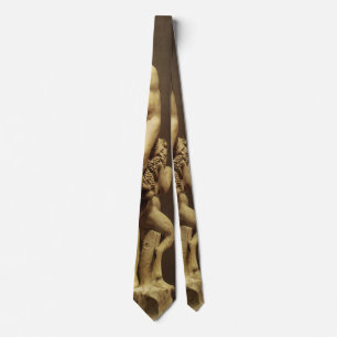 Cravate Statue vintage de la Renaissance Bacchus par Miche