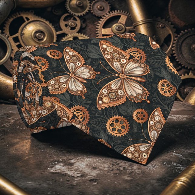 Cravate Steampunk Industrial Custom Necktie Tie (Créateur téléchargé)