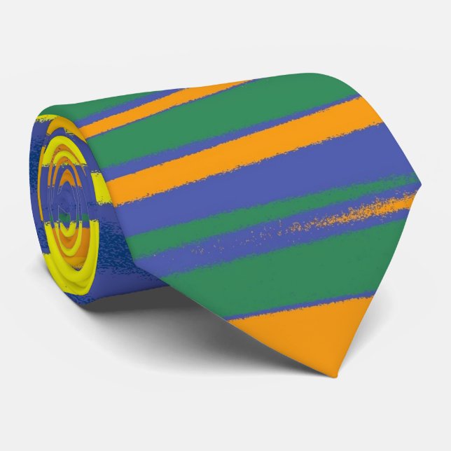 Cravate Stripes Pattern (Roulé)