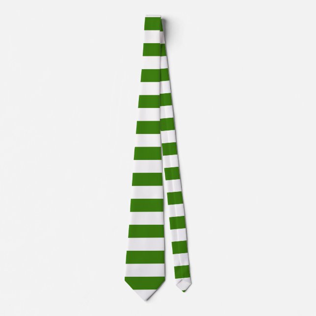 Cravate STRIPES Vert n'importe quelle couleur (Devant)