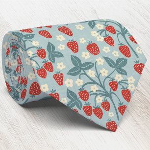 Cravate Style Cottage au style de vigne de fraise