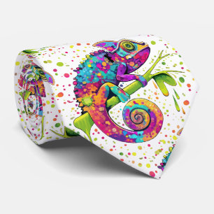 Cravate Style d'aquarelle des teintures Chameleon