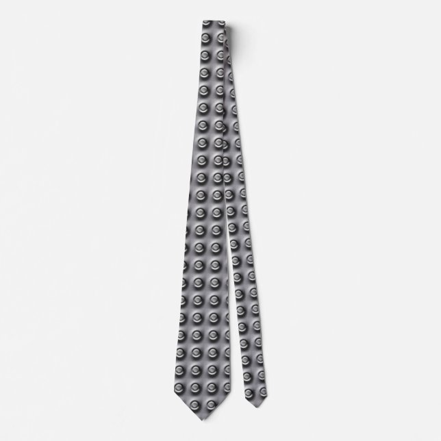 Cravate style de rivets métalliques à pois (Devant)