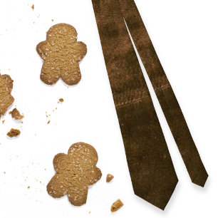 Cravate Suede Seam Look en cuir ・ double face