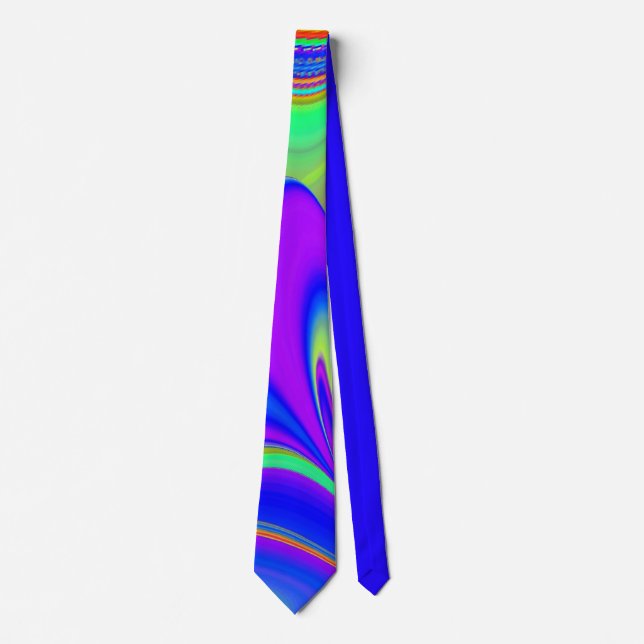 Cravate Summerfeel, Rainbowart 3D Abstrait (Devant)