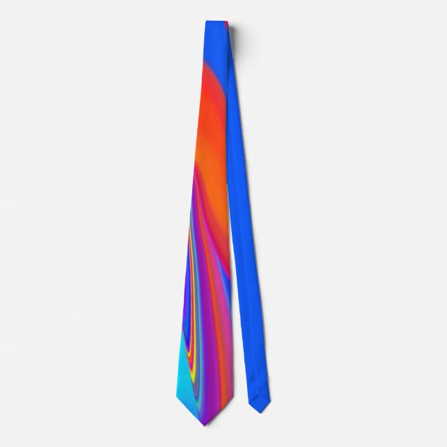 Cravate Summerfeel, Rainbowart 3D Abstrait (Devant)