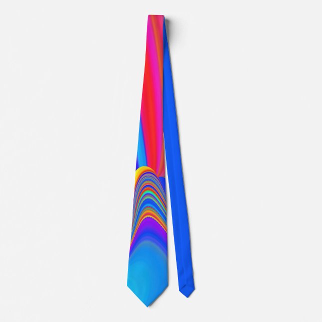 Cravate Summerfeel, Rainbowart 3D Abstrait (Devant)